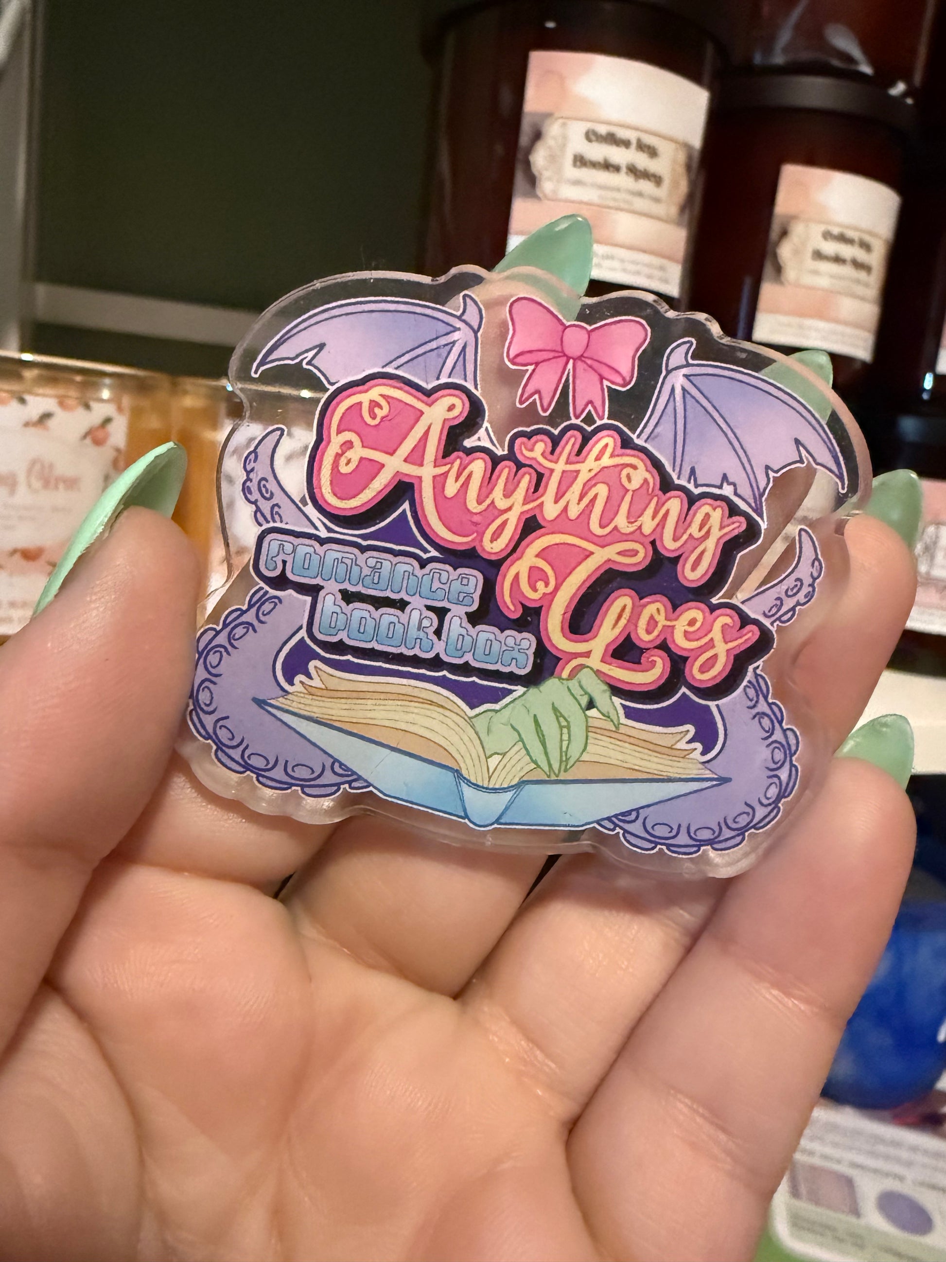 Anything Goes Romance Pins & Keychains