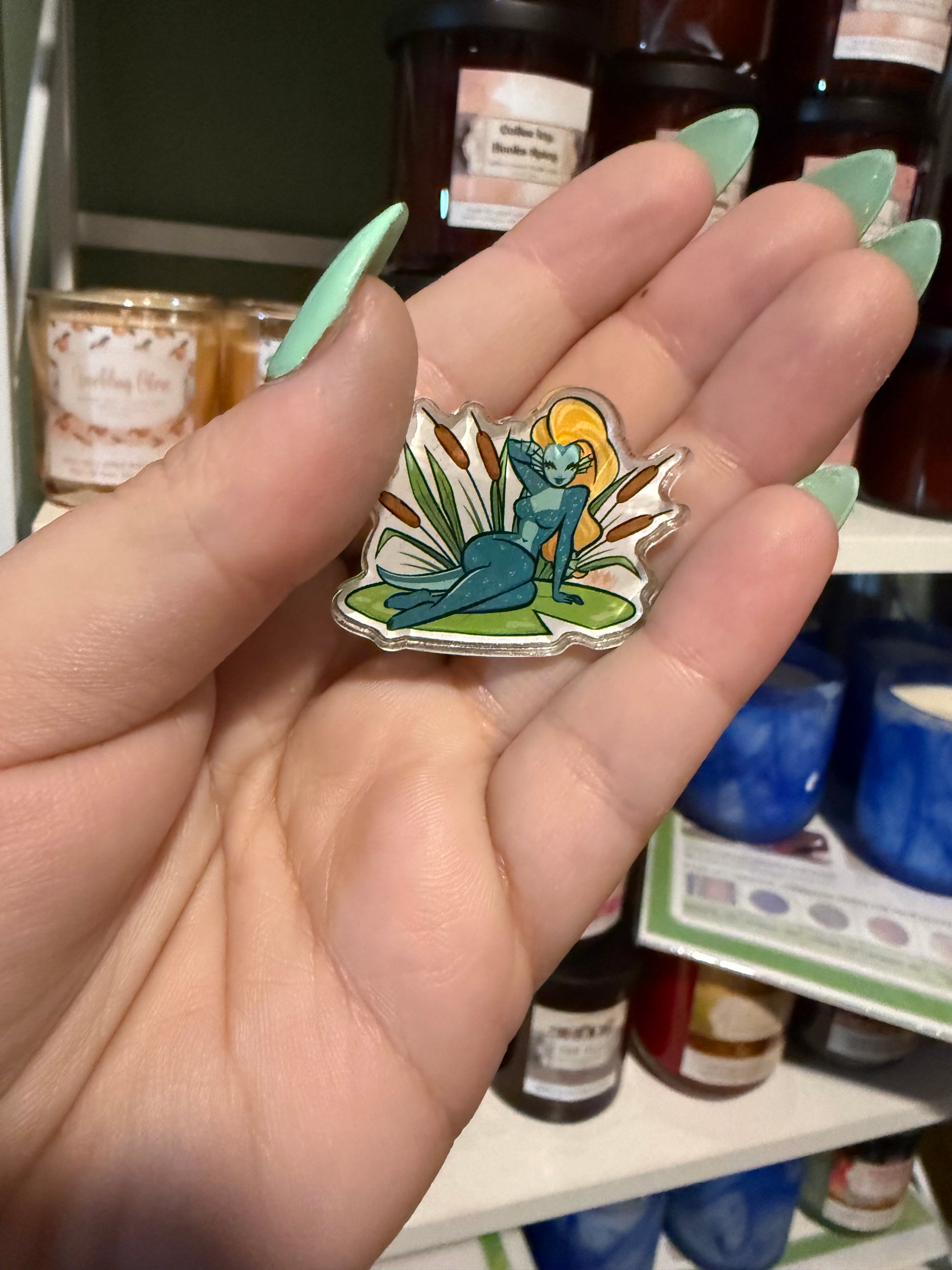 Femme Fatale Series by D.J. Russo Keychains & Pins