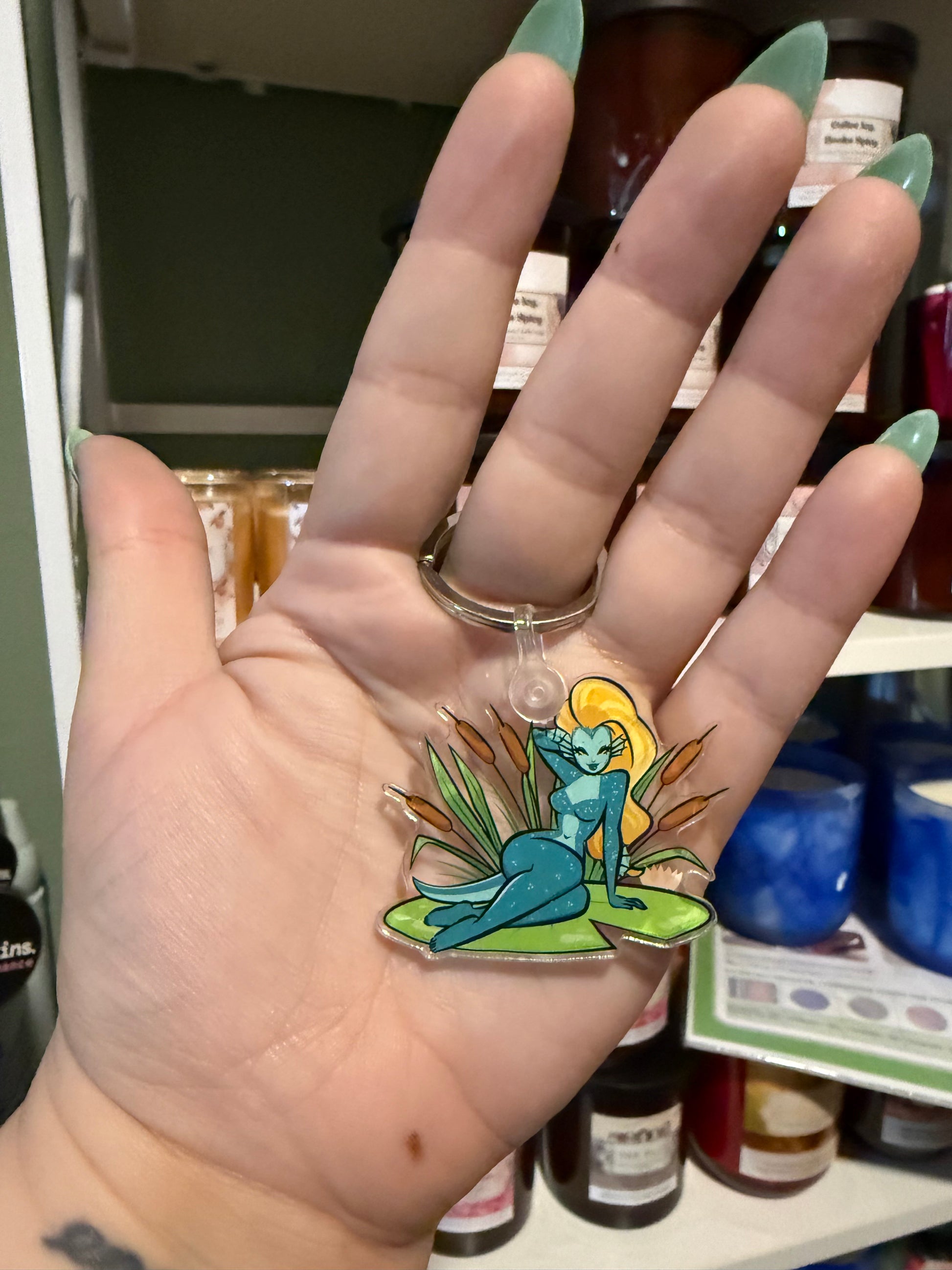 Femme Fatale Series by D.J. Russo Keychains & Pins